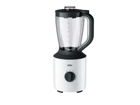Braun Blander Plastic Jug Variable Speeds & Chopper Attachment, 2Lit, 800Watts, White