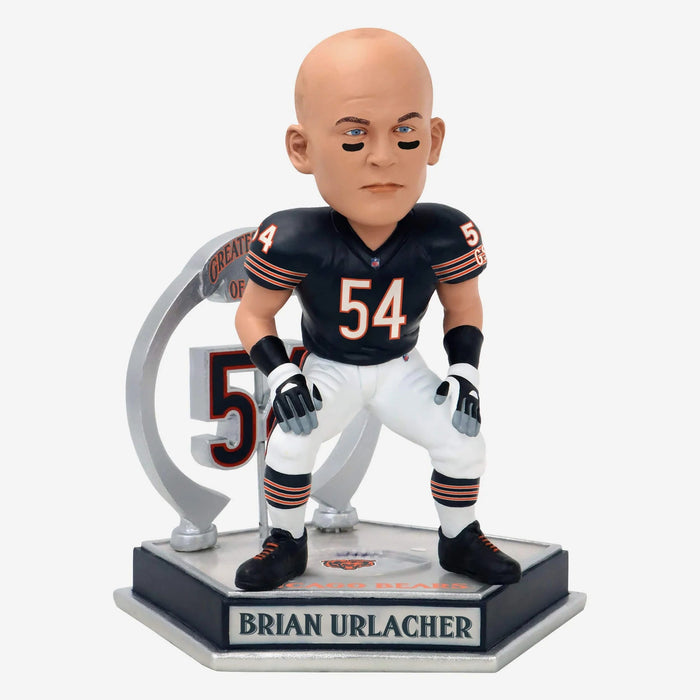 Brian Urlacher Chicago Bears Legendary Number 54 NFL Football Bobblehead