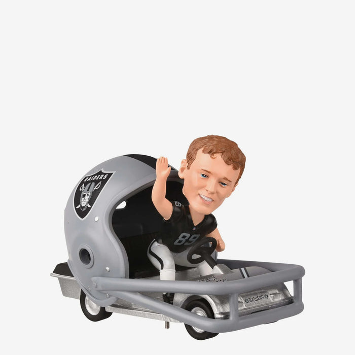 Brock Bowers Las Vegas Raiders Helmet Cart NFL Football Bobblehead