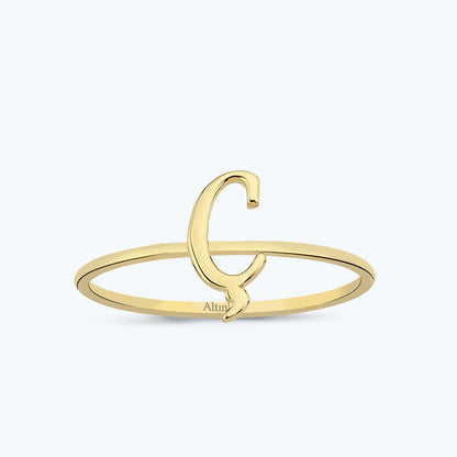 Buchstabe Ç Goldring