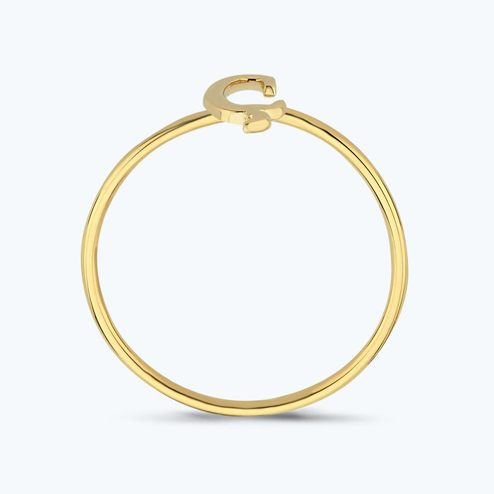 Buchstabe Ç Goldring