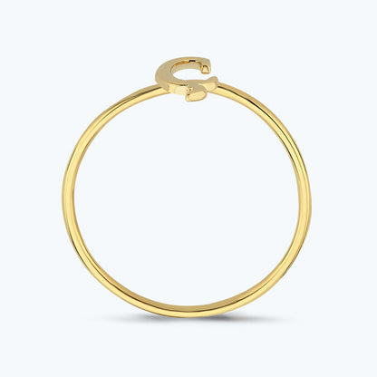 Buchstabe Ç Goldring
