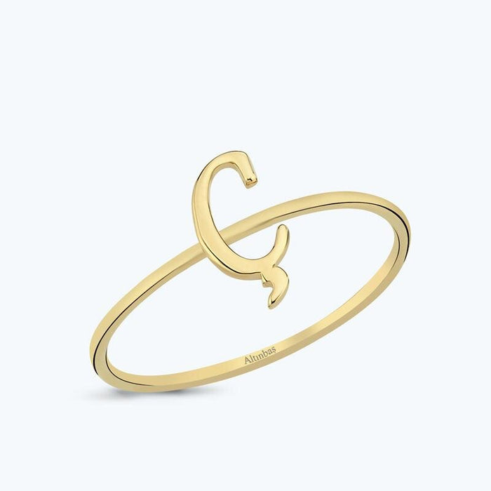 Buchstabe Ç Goldring
