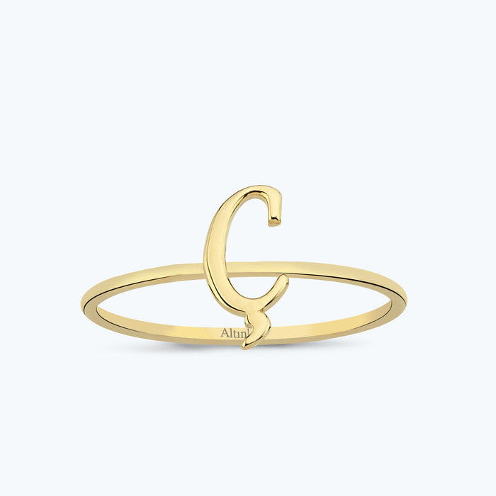 Buchstabe Ç Goldring
