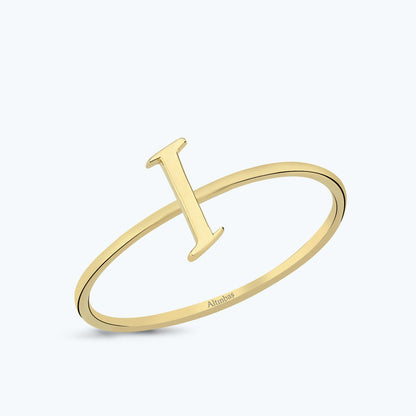 Buchstabe I Goldring