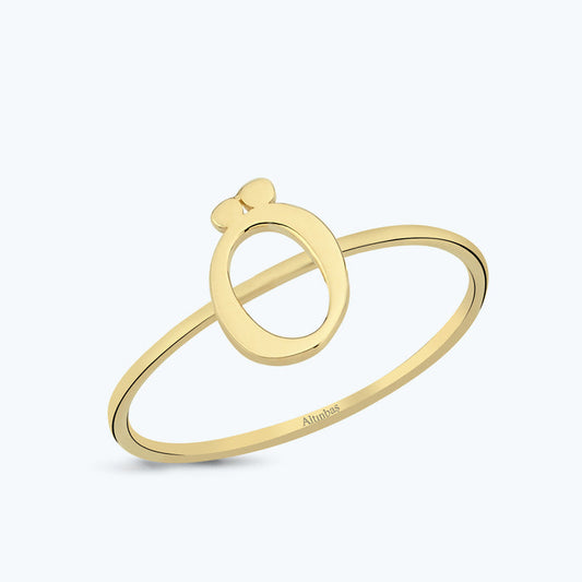 Buchstabe Ö Goldring
