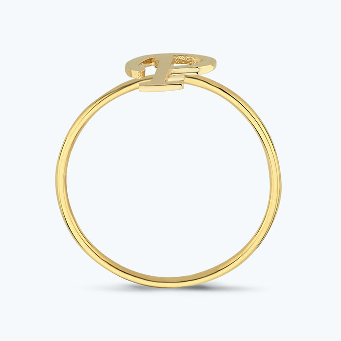 Buchstabe P Goldring
