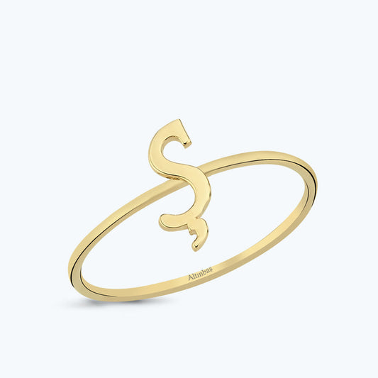 Buchstabe Ş Goldring