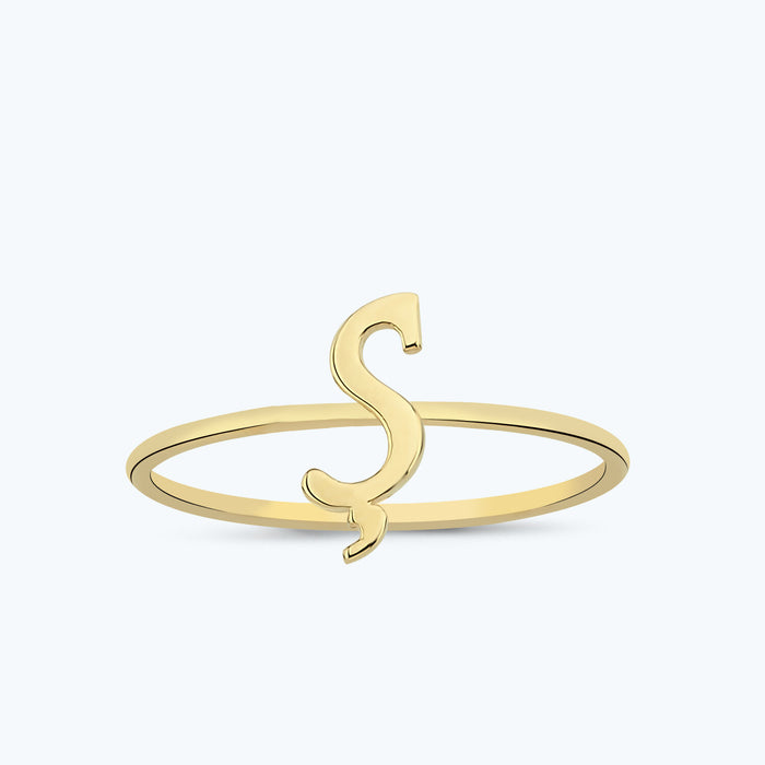 Buchstabe Ş Goldring