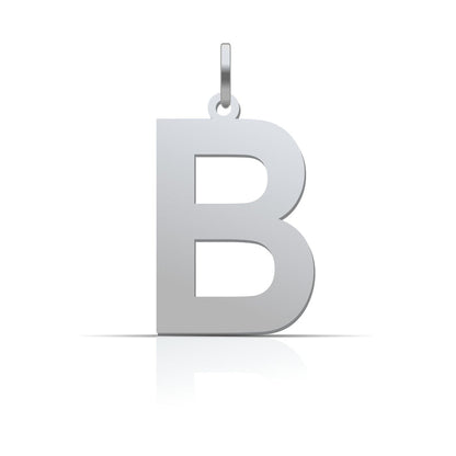 Buchstaben Anhänger Druckschrift - 925er Silber