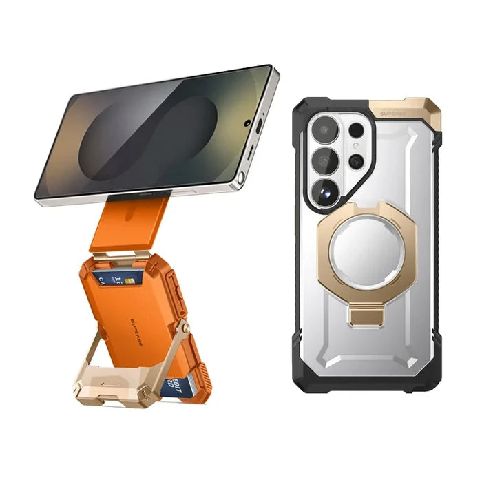 Bundle Sale - Galaxy S26 Ultra UB Grip Series & Samsung/iPhone Compatible MagFlip Wallet