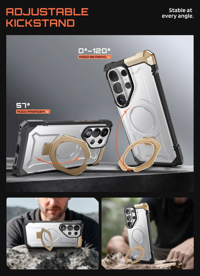 Bundle Sale - Galaxy S26 Ultra UB Grip Series & Samsung/iPhone Compatible MagFlip Wallet