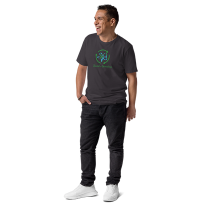 person wearing Busch Gardens Eco Adult Charcoal Tee