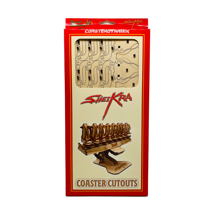 Busch Gardens Tampa Coaster Cutout Model Sheikra