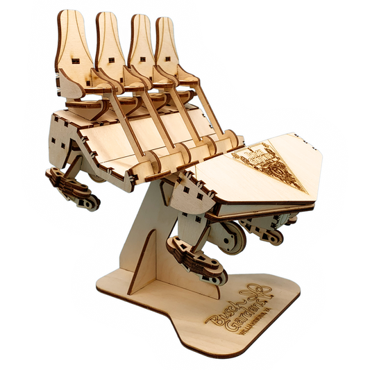 Busch Gardens Williamsburg Coaster Cutout Model Apollo's Chariot