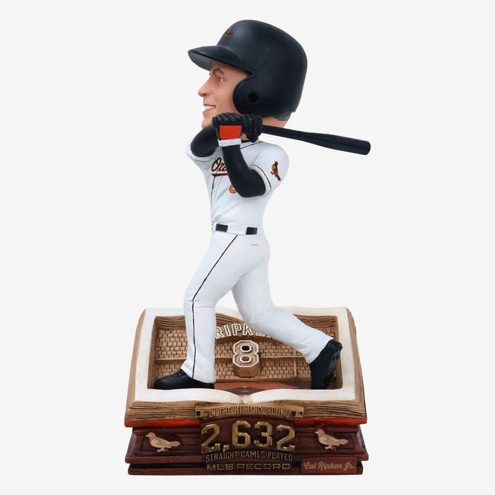 Cal Ripken Jr. Baltimore Orioles Consecutive Games Played Record Book Bobblehead