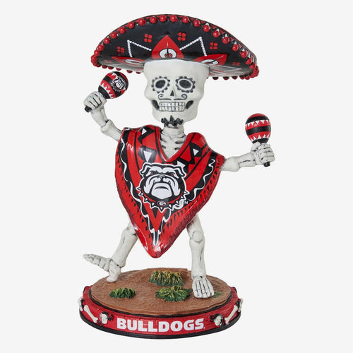 Calavera Georgia Bulldogs Glow In The Dark NCAA College Bobblehead