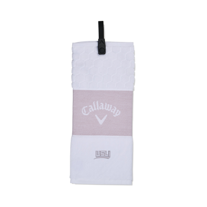 Callaway Golf Trifold Towel - Mauve