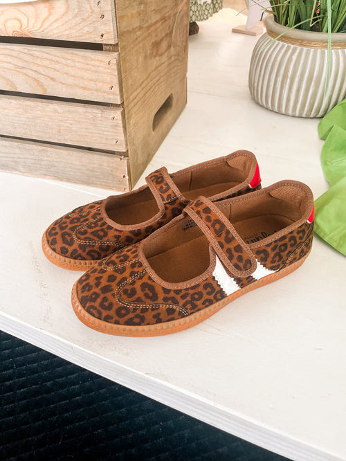 Calm Down Mary Jane Leopard Sneaker