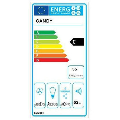 Candy 60cm Chimney Cooker Hood - Black | CCE60NN (6968651514044)