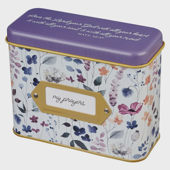 Cards In Tin Multi Floral My Prayers