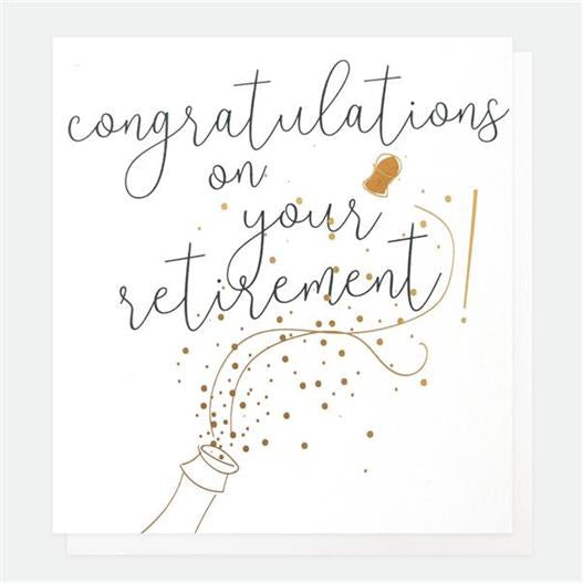 Caroline Gardner Congratulations On Your Retirement Greetings Card