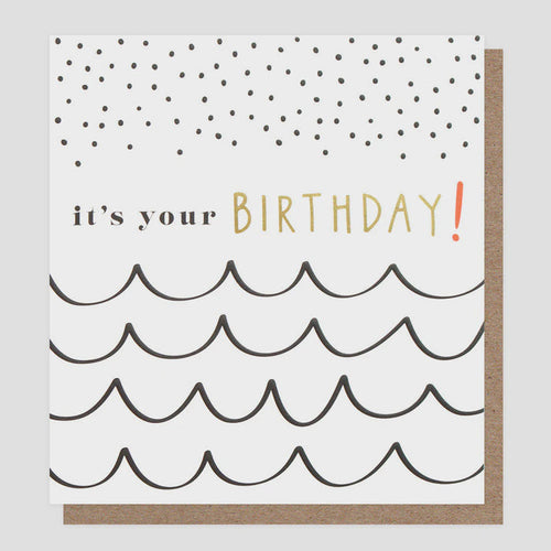 Caroline Gardner It's Your Birthday Dotty Greetings Card