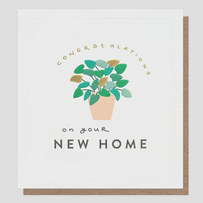 Caroline Gardner New Home Congratulations Greetings Card