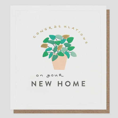 Caroline Gardner New Home Congratulations Greetings Card