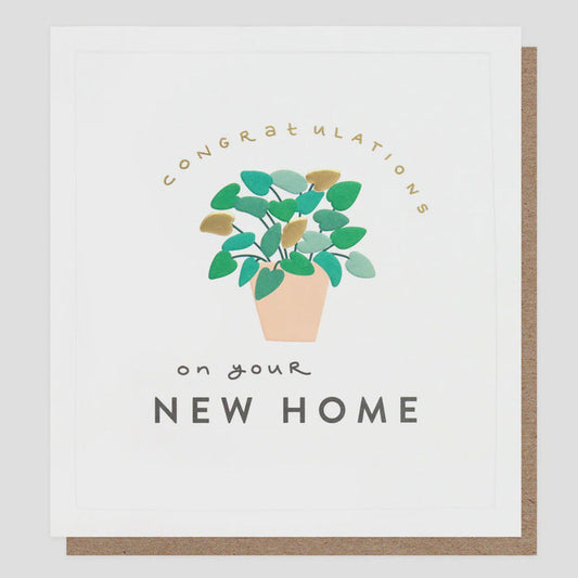 Caroline Gardner New Home Congratulations Greetings Card