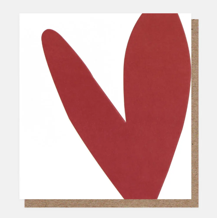 Caroline Gardner Oversized Red Heart Greetings Card