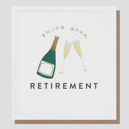 Caroline Gardner Retirement Bubbles Greetings Card