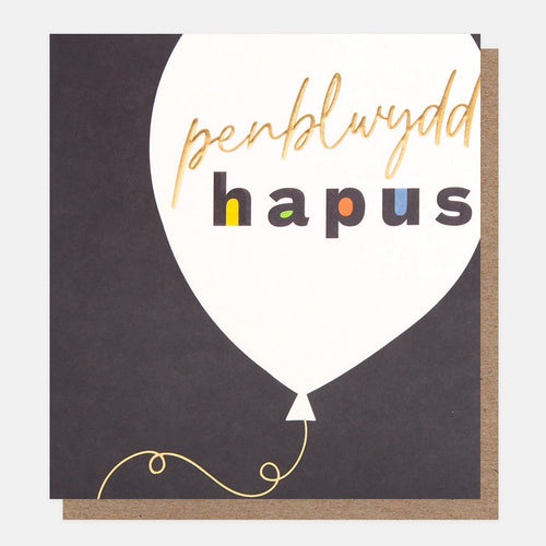 Caroline Gardner Welsh Happy Birthday Friend Greetings Card