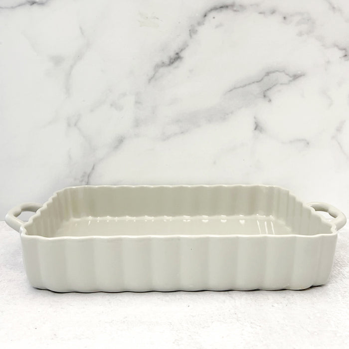Casserole Ridged GRAY 9 x 13