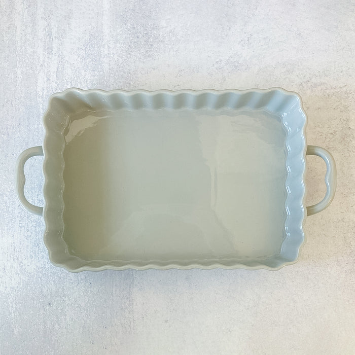 Casserole Ridged GRAY 9 x 13