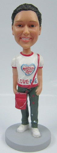 Casual Female Bobblehead #35 - National Bobblehead HOF Store