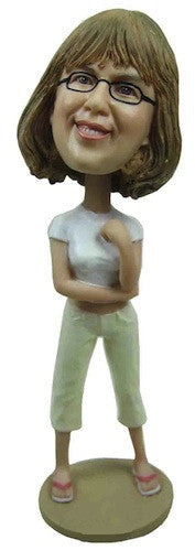 Casual Female Bobblehead #38 - National Bobblehead HOF Store