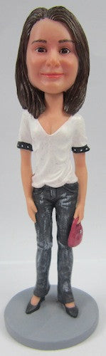 Casual Female Bobblehead #39 - National Bobblehead HOF Store