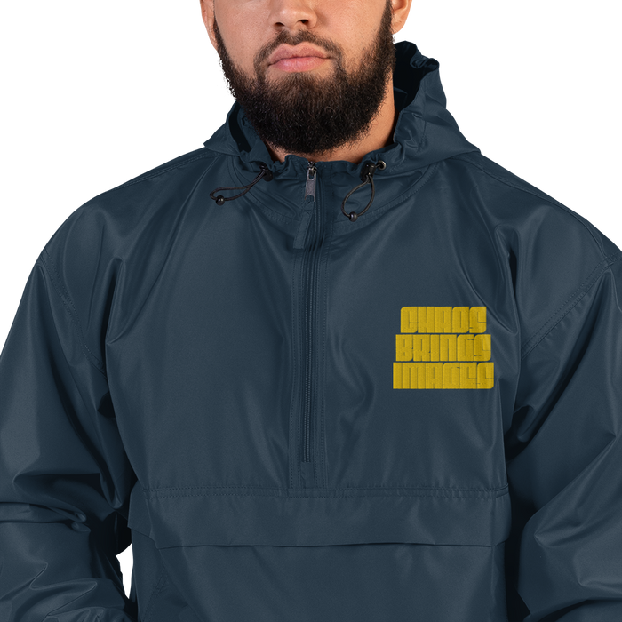 Chaos Brings Images - Embroidered Champion Packable Jacket