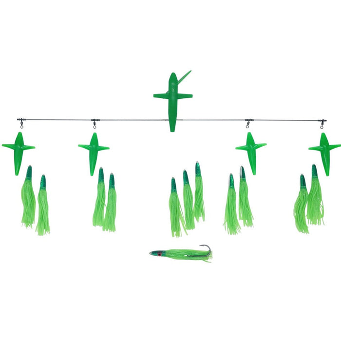chatterlures-36in-side-tracker-bar-6in-machine-head-green