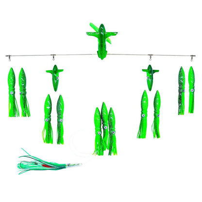 chatterlures_36in_wingman_side_tracker_spreader_bar_green