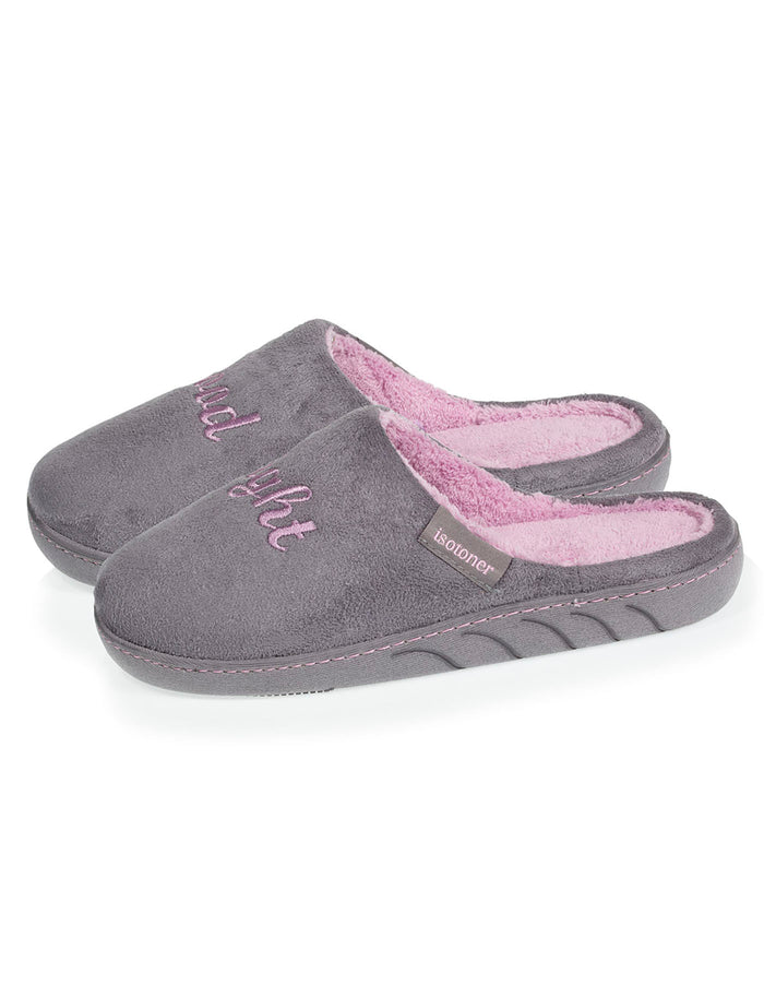 Chaussons mules Junior Gris/Rose