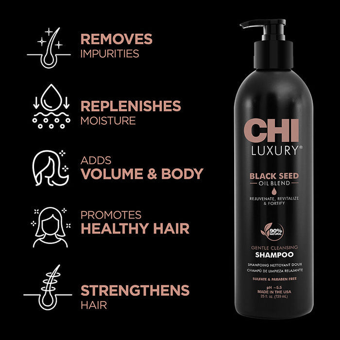 CHI Luxury Black Seed Gentle Cleansing Shampoo 355ml