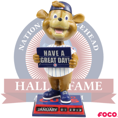 Chicago Cubs Mascot Clark the Cub Calendar Bobblehead