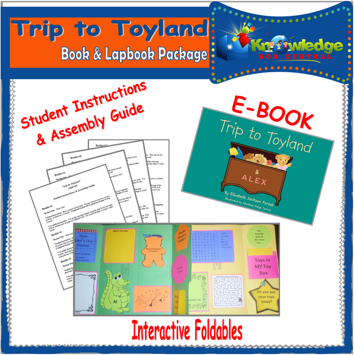 Ebook / Trip to Toyland Children's Book & Lapbook Package