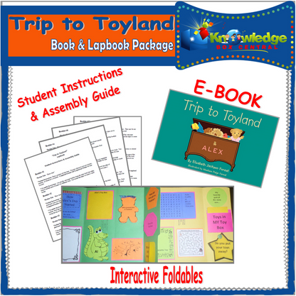 Ebook / Trip to Toyland Children's Book & Lapbook Package