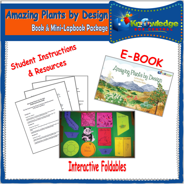 Ebook / Amazing Plants by Design Children's Book & Mini-Lapbook PACKAGE