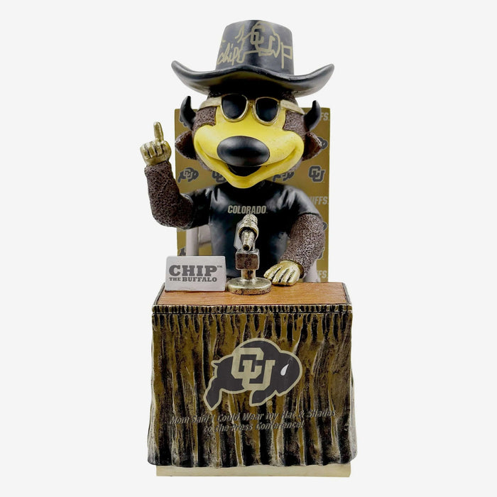 Chip The Buffalo Colorado Buffaloes Sunglasses Saturday Variant Bobblehead NCAA