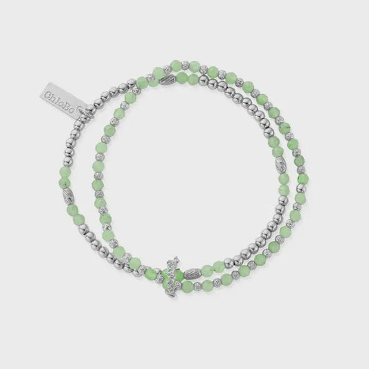 ChloBo Wisteria Aventurine Set of 2 Bracelets