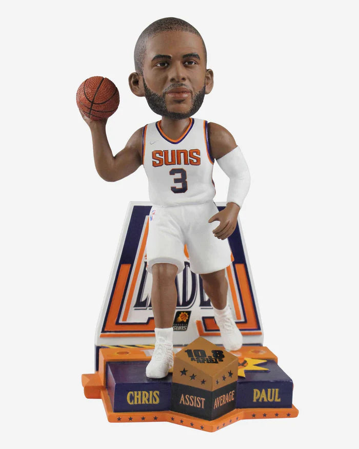 Chris Paul Phoenix Suns 2022 League Assist Leader NBA Basketball Bobblehead